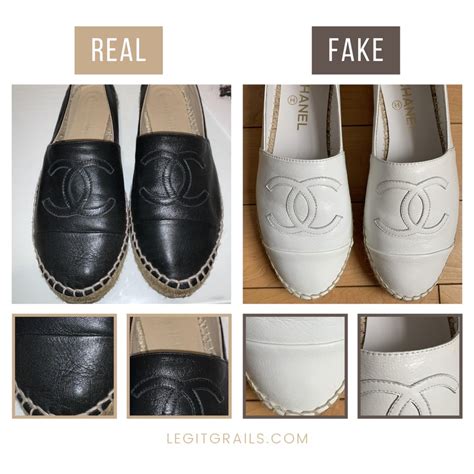 comprare spadrillas di chanel no autenticas|how to spot Chanel espadrilles.